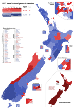 General election sees National defeated; Walter Nash leads Second Labour Government.