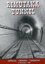 Rimutaka rail tunnel opened.