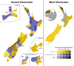 General Election Results and Changes in New Zealand Parliament.