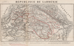 Formation of independent Armenian state in early 20th century after World War I.