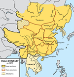 Establishment of the Yuan Dynasty by Kublai Khan as Great Khan