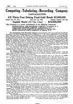 IBM Founded as Computing-Tabulating-Recording Company