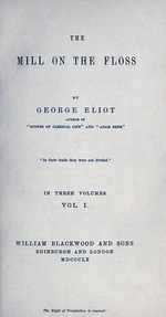 Completion of The Mill on the Floss