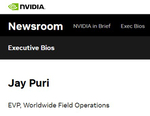 Jay Puri as EVP of Worldwide Field Operations at NVIDIA (2009–Present)