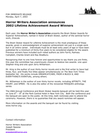 King Receives Lifetime Achievement Award